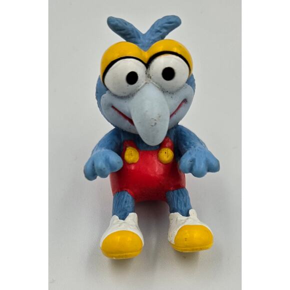 1986 Muppet Babies McDonalds Toys Fozzie Bear, Kermit the Frog, and Gonzo - Picture 9 of 12